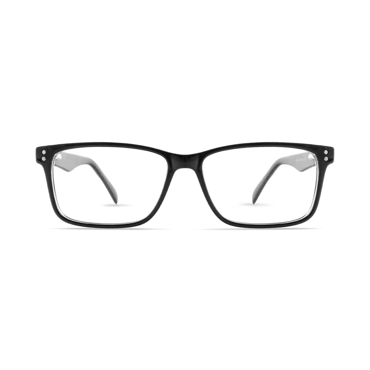 Rectangle Black/Clear Eyeglasses