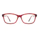 Rectangle Wine Eyeglasses
