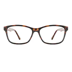 Rectangle Tortoiseshell Eyeglasses