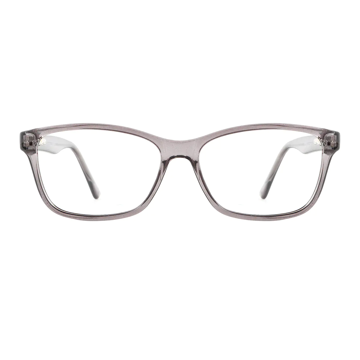 Rectangle Gray Eyeglasses