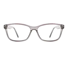 Rectangle Gray Eyeglasses