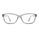 Rectangle Gray Eyeglasses