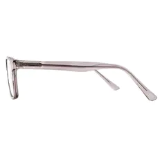 Rectangle Gray Eyeglasses