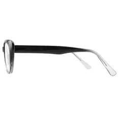 Rectangle Gradient Black Eyeglasses