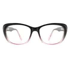 Rectangle Gradient Pink Eyeglasses