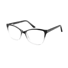 Cat-eye  Black/Clear Eyeglasses