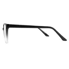 Cat-eye  Black/Clear Eyeglasses