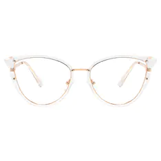 Cat-eye Clear Eyeglasses