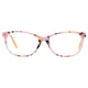 Oval Pink Tortoiseshell Eyeglasses