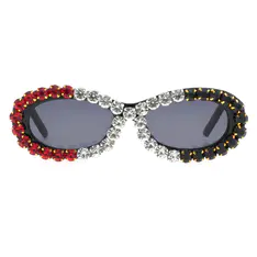 Oval Black Sunglasses