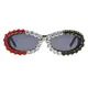 Oval Black Sunglasses