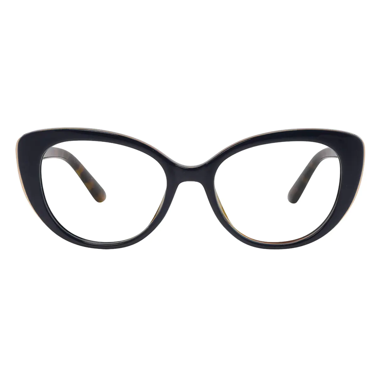 Oval Blue Eyeglasses
