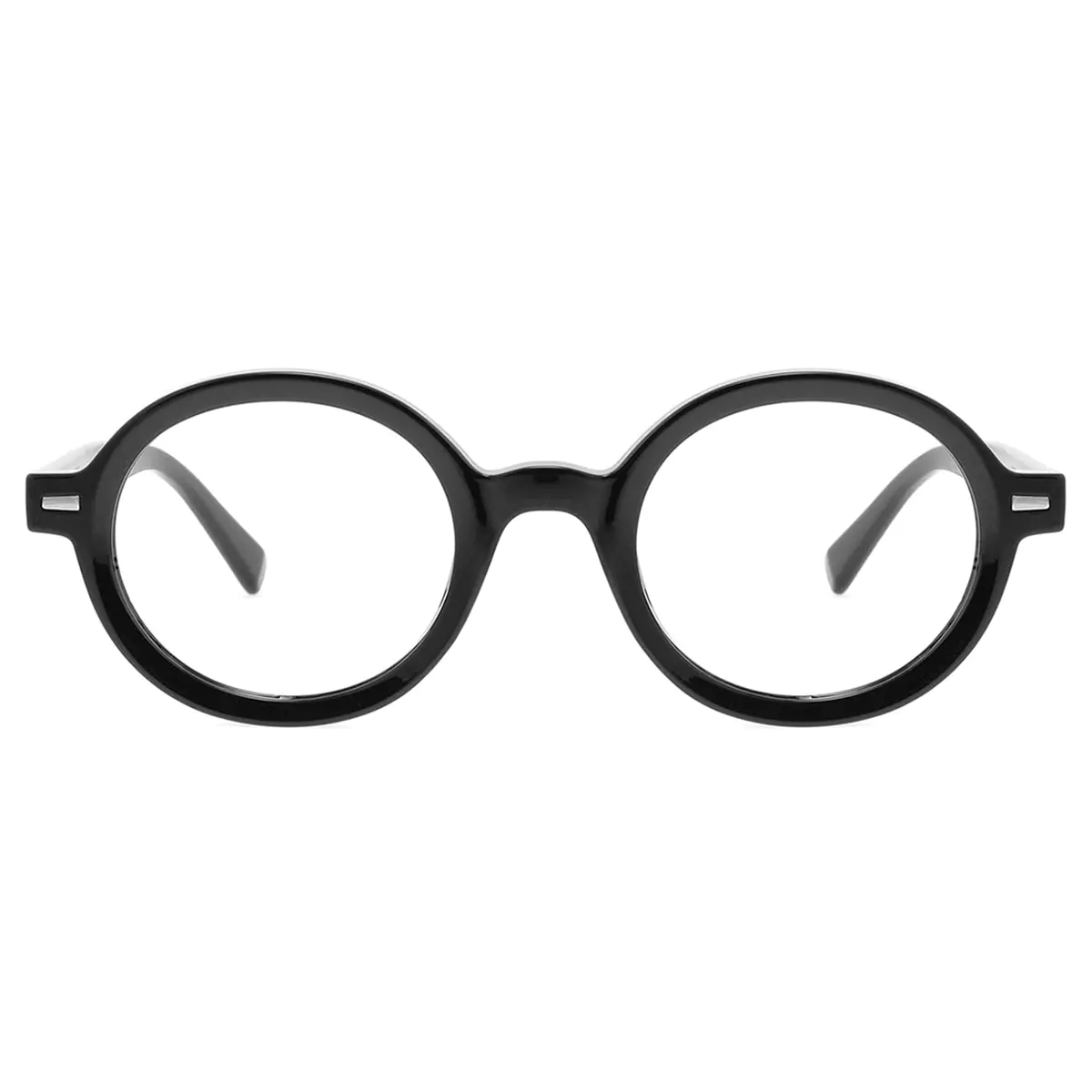 Round Black Eyeglasses