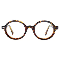 Round Tortoiseshell Eyeglasses
