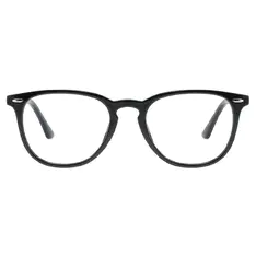 Oval Black Eyeglasses