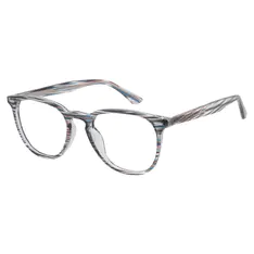 Oval Gradient Gray Eyeglasses