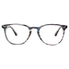 Oval Gradient Gray Eyeglasses