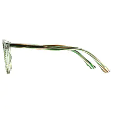 Oval Green Eyeglasses