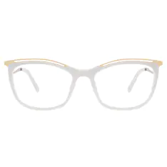 Rectangle White Eyeglasses