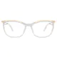 Rectangle White Eyeglasses