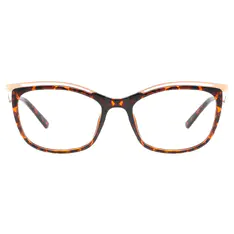 Rectangle Tortoiseshell Eyeglasses