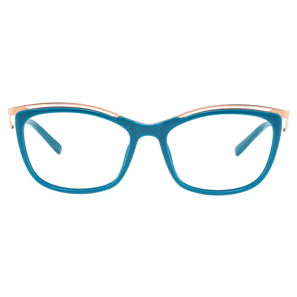 Rectangle Green Eyeglasses