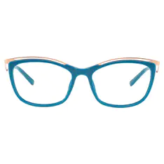 Rectangle Green Eyeglasses