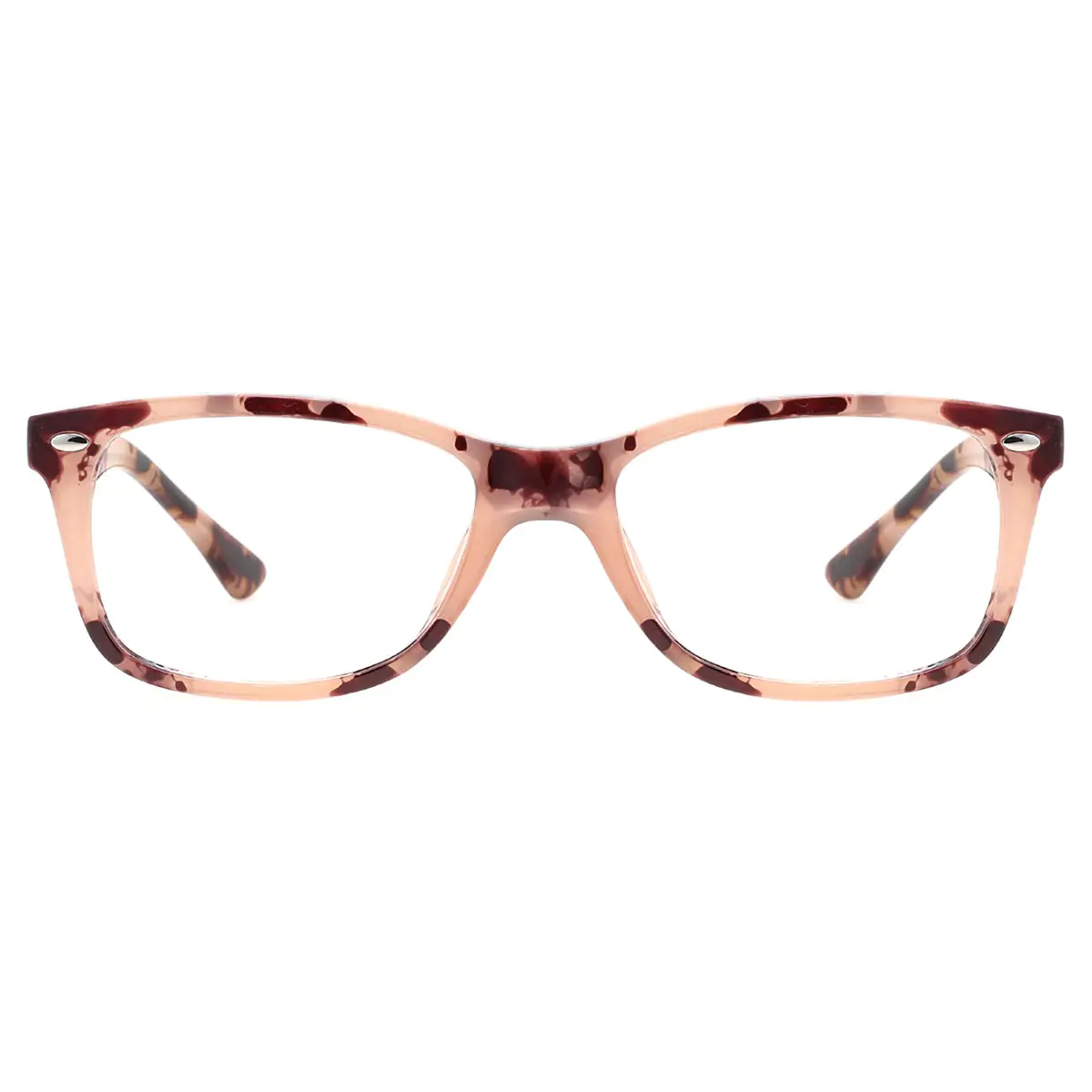 Rectangle Pink/Tortoiseshell Eyeglasses