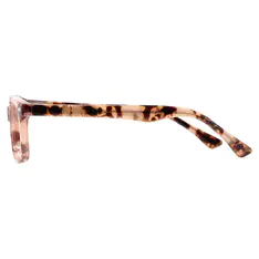 Rectangle Pink/Tortoiseshell Eyeglasses