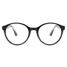 Oval Black Eyeglasses