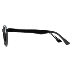 Oval Black Eyeglasses