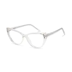 Cat-eye Clear Eyeglasses