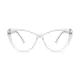 Cat-eye Clear Eyeglasses