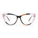 Cat-eye Tortoiseshell/Pink Eyeglasses
