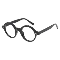 Round Black Eyeglasses
