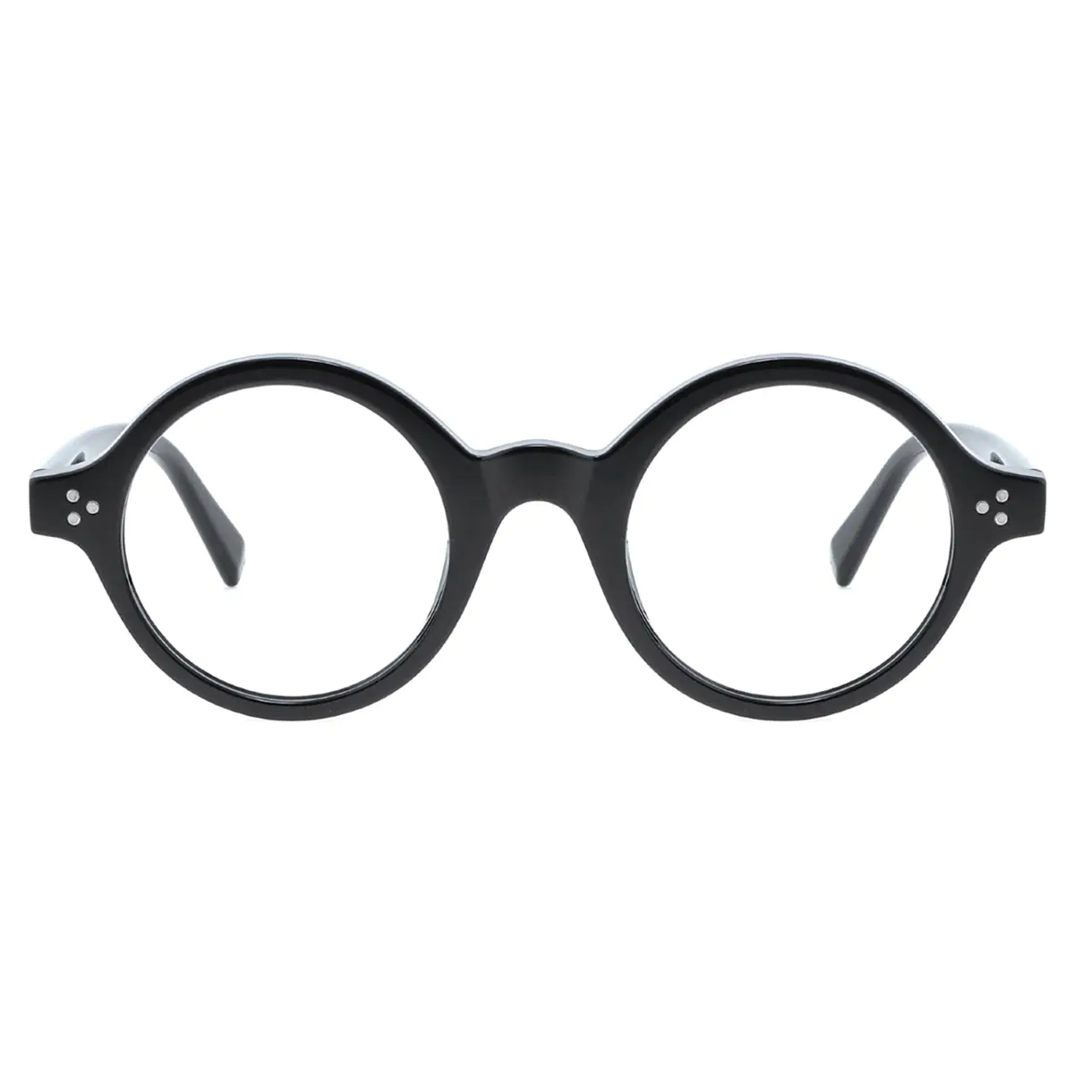 Round Black Eyeglasses