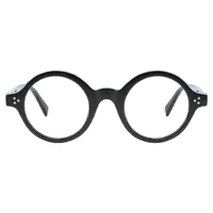 Round Black Eyeglasses