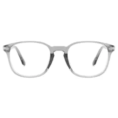 Square Transparent Gray Eyeglasses