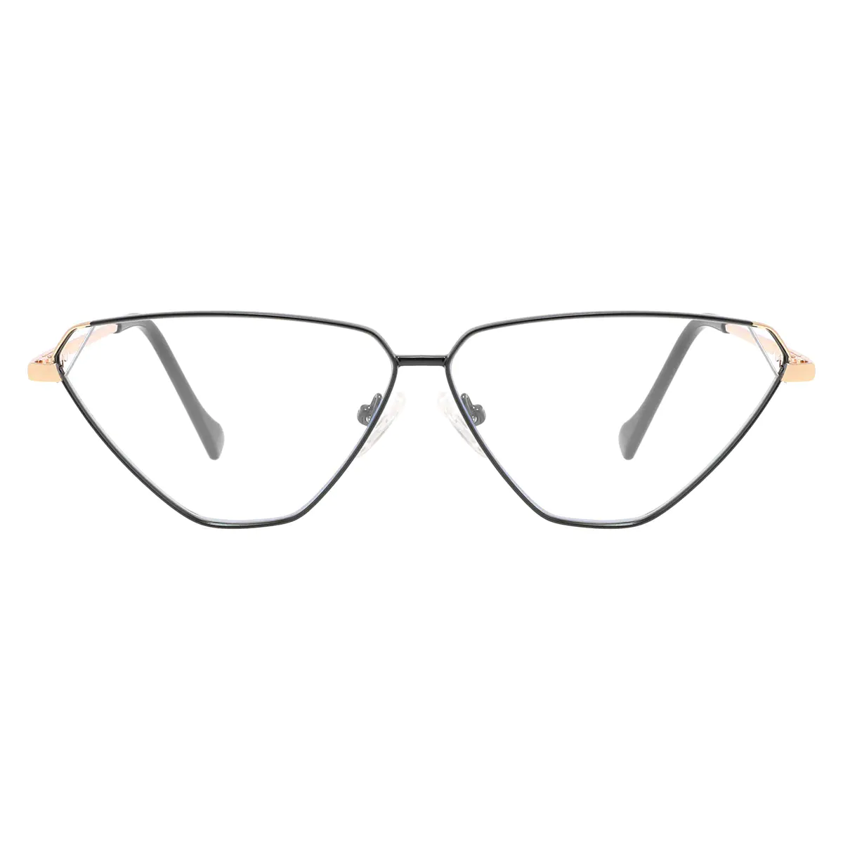 Cat-eye Black Gold Eyeglasses