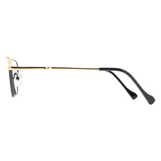 Cat-eye Black Gold Eyeglasses