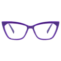 Cat-eye Purple Eyeglasses