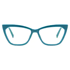 Cat-eye Green Eyeglasses