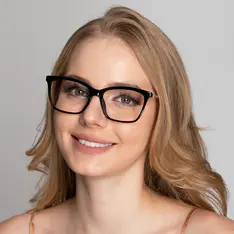 Rectangle Black Eyeglasses