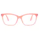 Rectangle Pink Eyeglasses