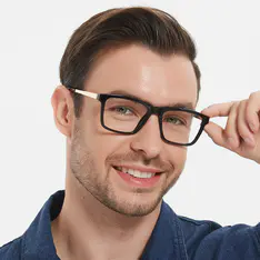 Rectangle Black Eyeglasses