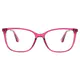 Rectangle Transparent Purple Eyeglasses