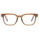 Rectangle Brown Eyeglasses