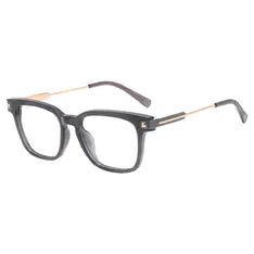 Rectangle Gray Eyeglasses