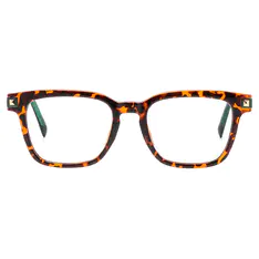 Rectangle Tortoiseshell Eyeglasses