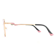 Cat-eye Pink/Gold Eyeglasses